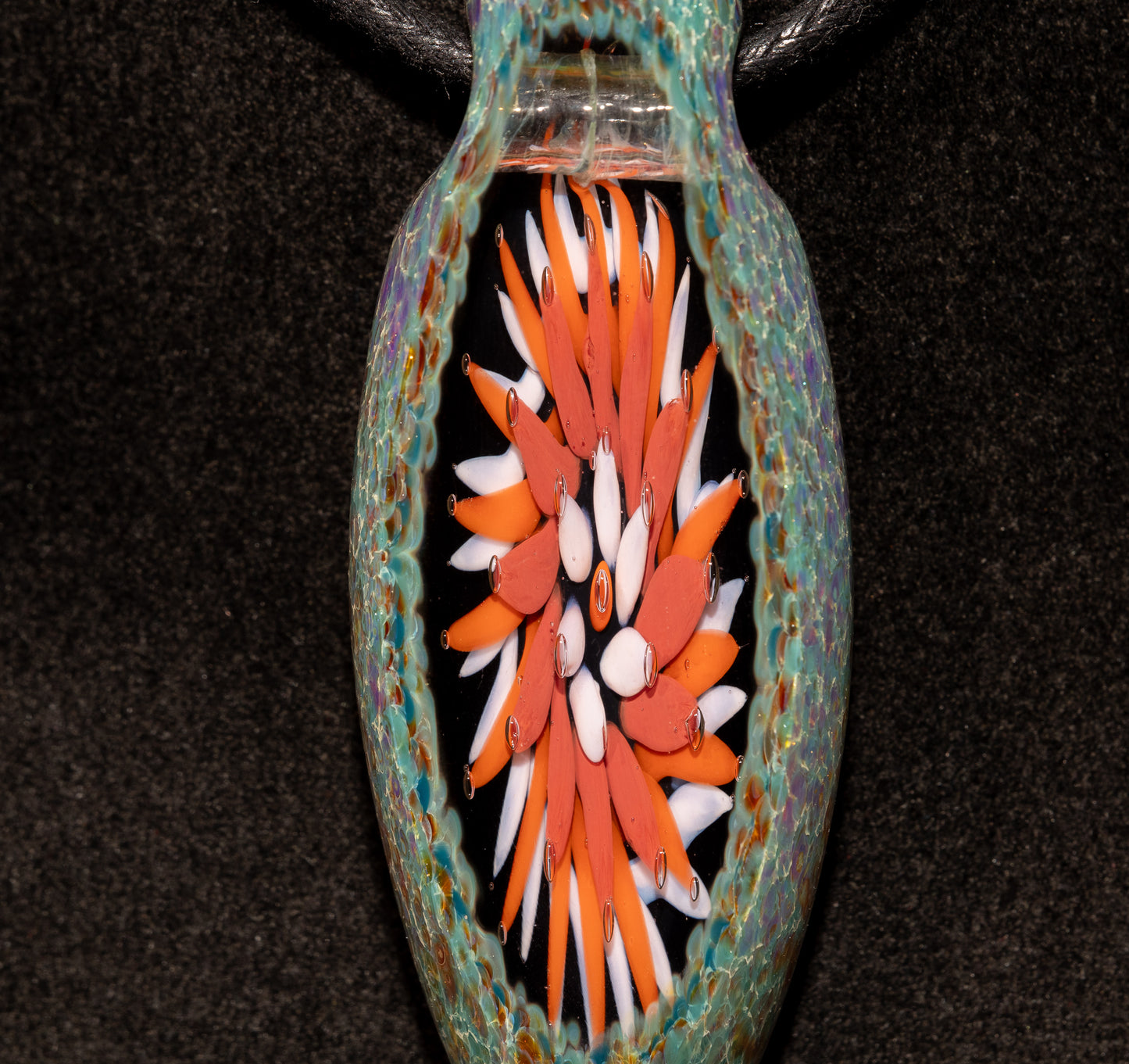 Fractal Starburst Pendant | Faceted Implosion Art | Eternal Geometry in Glass | Artisan Borosilicate Necklace