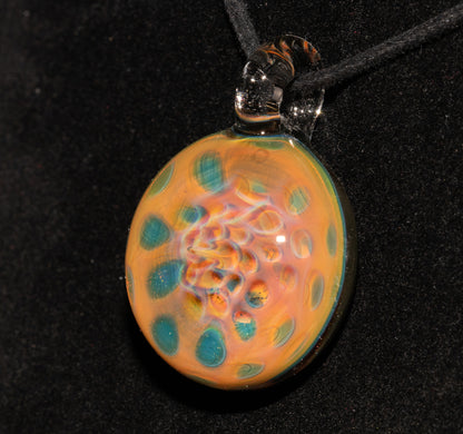 Galactic Depth Art Creation | Heady Borosilicate Jewelry | Honeycomb Glass Necklace | Ethereal Fumed Pendant