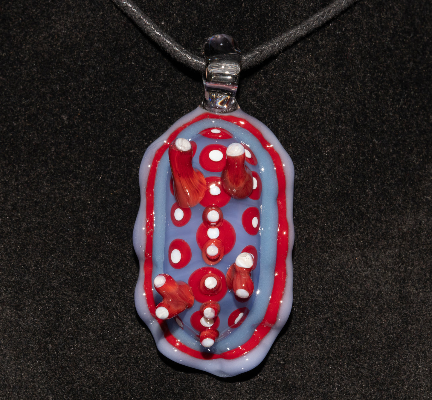 Borosilicate Nudibranch Necklace | Glass Sea Slug Pendant | Tropical Coral Reef Jewelry | Ocean Lover Gift
