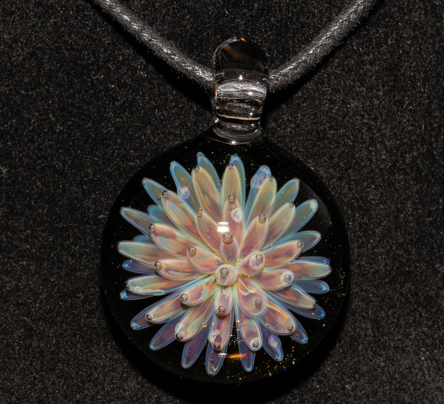 Imploded Nebula Star Pendant | Handmade Glass Necklace | Borosilicate Jewelry Gift | Cosmic Statement Piece