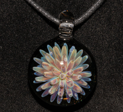 Imploded Nebula Star Pendant | Handmade Glass Necklace | Borosilicate Jewelry Gift | Cosmic Statement Piece