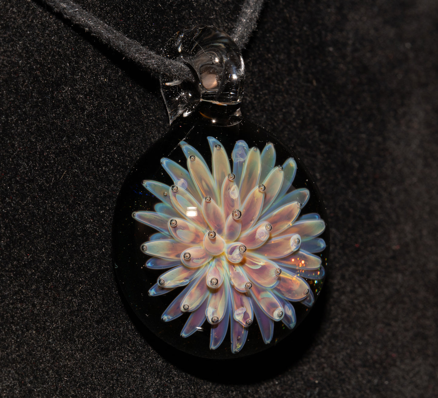 Imploded Nebula Star Pendant | Handmade Glass Necklace | Borosilicate Jewelry Gift | Cosmic Statement Piece