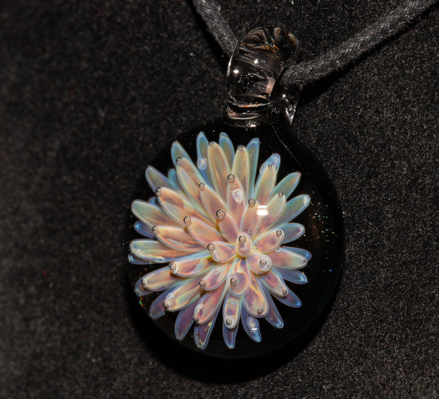 Imploded Nebula Star Pendant | Handmade Glass Necklace | Borosilicate Jewelry Gift | Cosmic Statement Piece