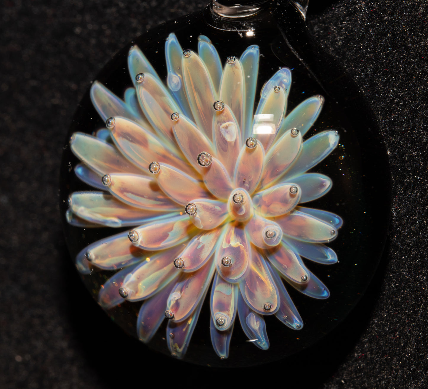 Imploded Nebula Star Pendant | Handmade Glass Necklace | Borosilicate Jewelry Gift | Cosmic Statement Piece