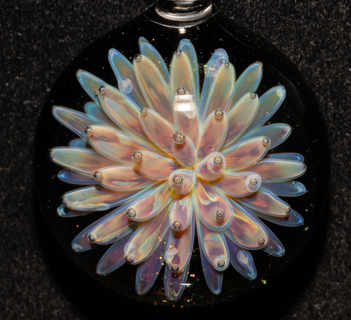 Imploded Nebula Star Pendant | Handmade Glass Necklace | Borosilicate Jewelry Gift | Cosmic Statement Piece