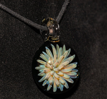 Star Implosion Glass Pendant | Nebula Art Necklace | Handcrafted Borosilicate Jewelry | Celestial Statement Piece