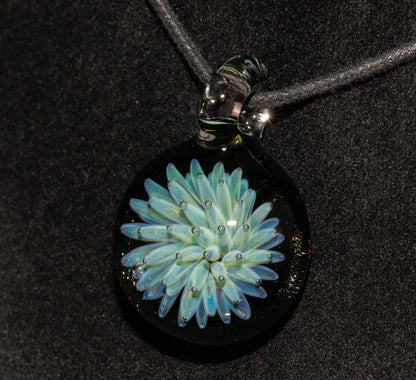 Nebula Star Glass Pendant | Implosion Art Necklace | Handmade Borosilicate Jewelry | Galaxy Inspired Gift