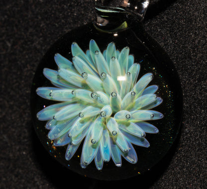 Nebula Star Glass Pendant | Implosion Art Necklace | Handmade Borosilicate Jewelry | Galaxy Inspired Gift