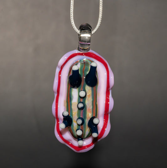 Ocean Inspired Nudibranch | Glass Sea Slug Reef Pendant | Handmade Borosilicate Beach Necklace | Coastal Lover Gift