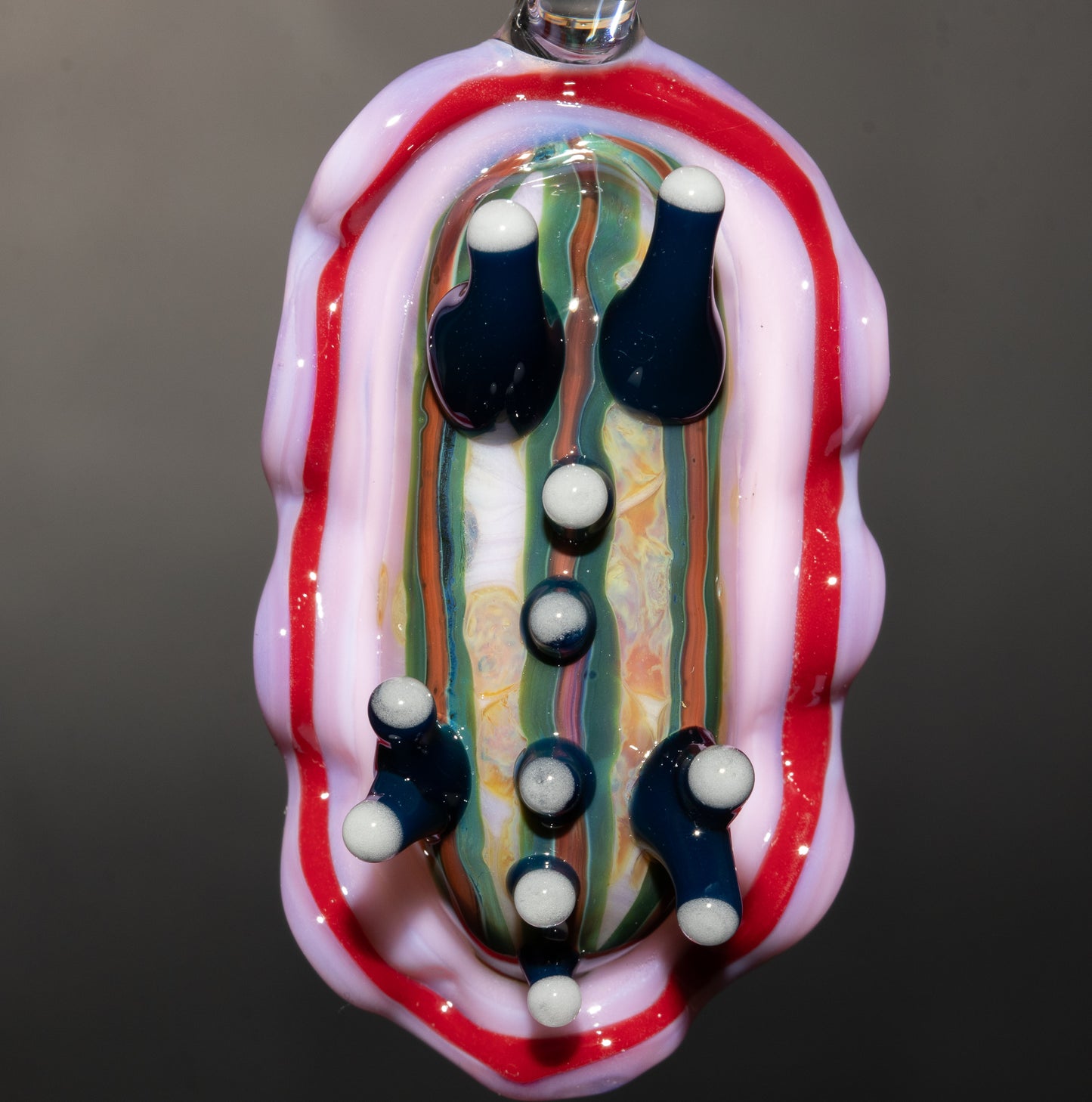 Ocean Inspired Nudibranch | Glass Sea Slug Reef Pendant | Handmade Borosilicate Beach Necklace | Coastal Lover Gift