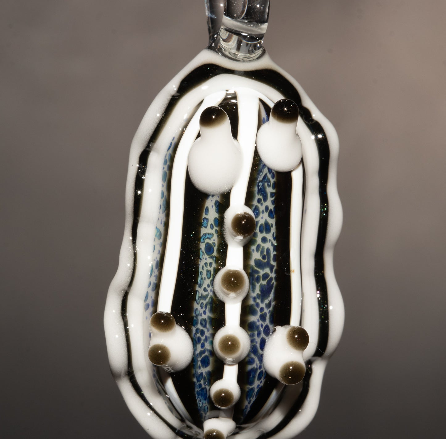 Handmade Glass Nudibranch Pendant | Borosilicate Sea Slug Jewelry | Coral Reef Ocean Necklace | Summer Lagoon Style