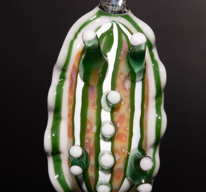 Borosilicate Sea Slug Jewelry | Glass Nudibranch Pendant Necklace | Ocean Coral Beach Art | Summer Lagoon Accessory