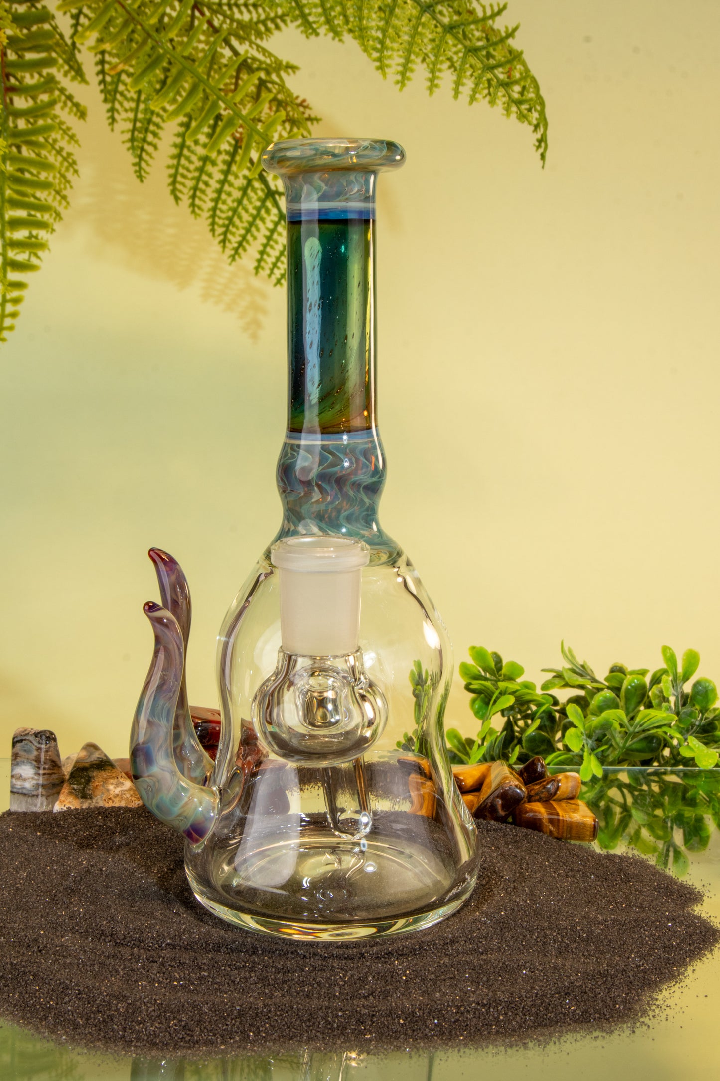 14mm Gold and Silver Fumed Rig