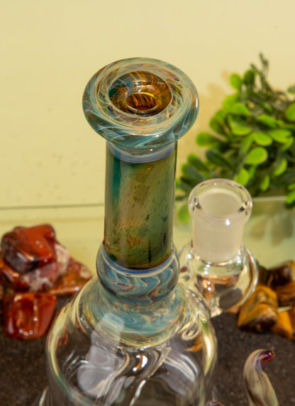 14mm Gold and Silver Fumed Rig