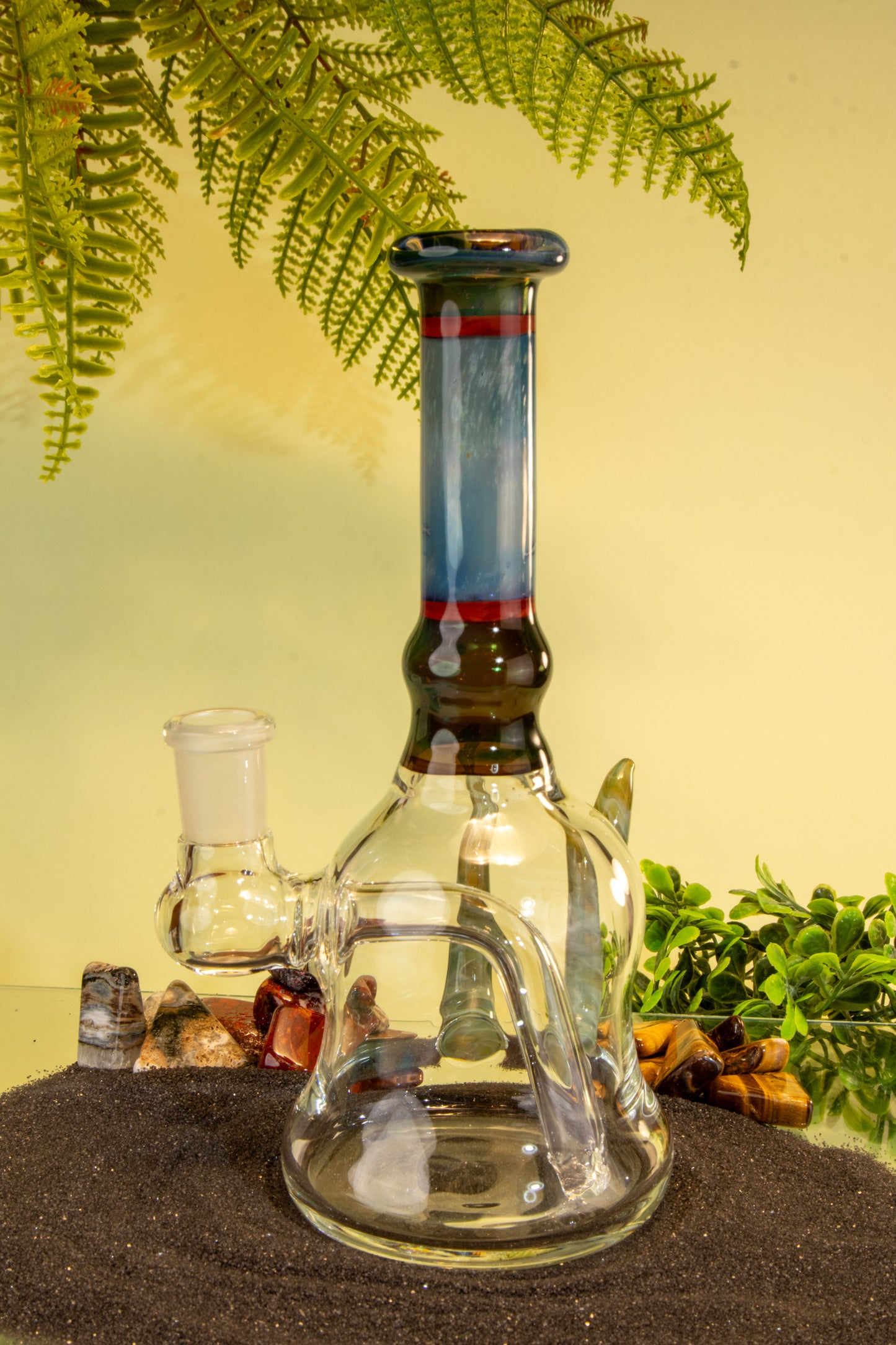 14mm Gold and Silver Fumed Colored Rig