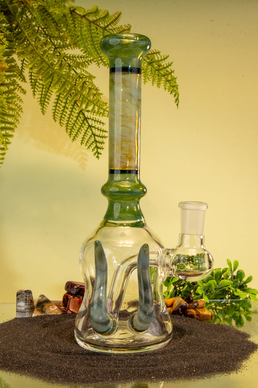 14mm Green Flambe Colored Rig