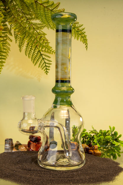 14mm Green Flambe Colored Rig