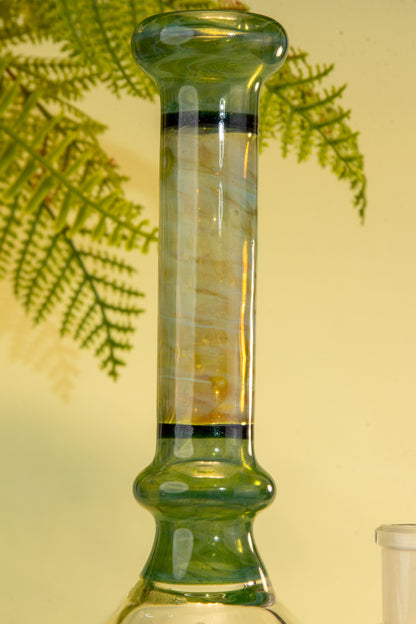 14mm Green Flambe Colored Rig