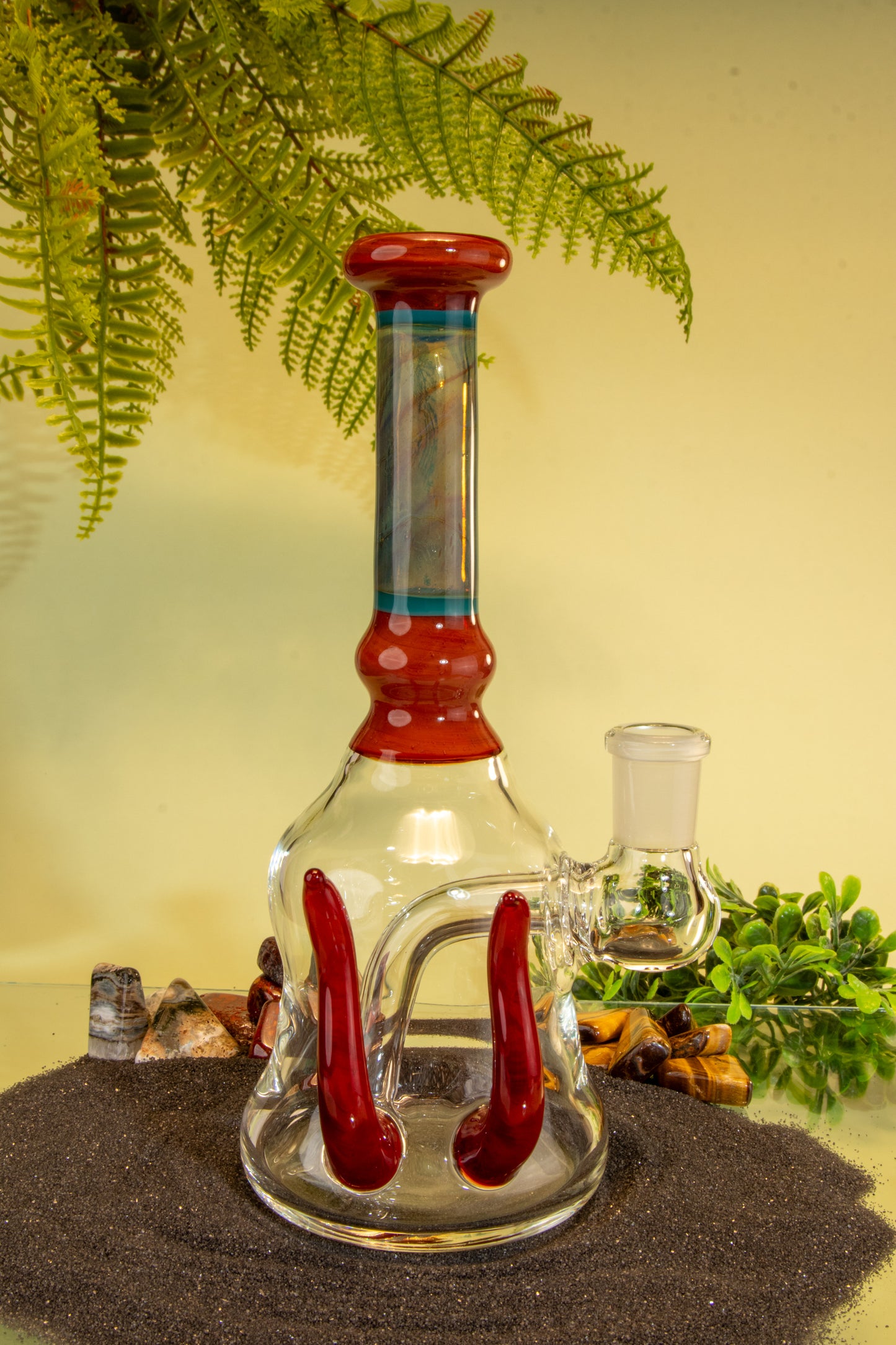 14mm Cherry Brandy Colored Rig