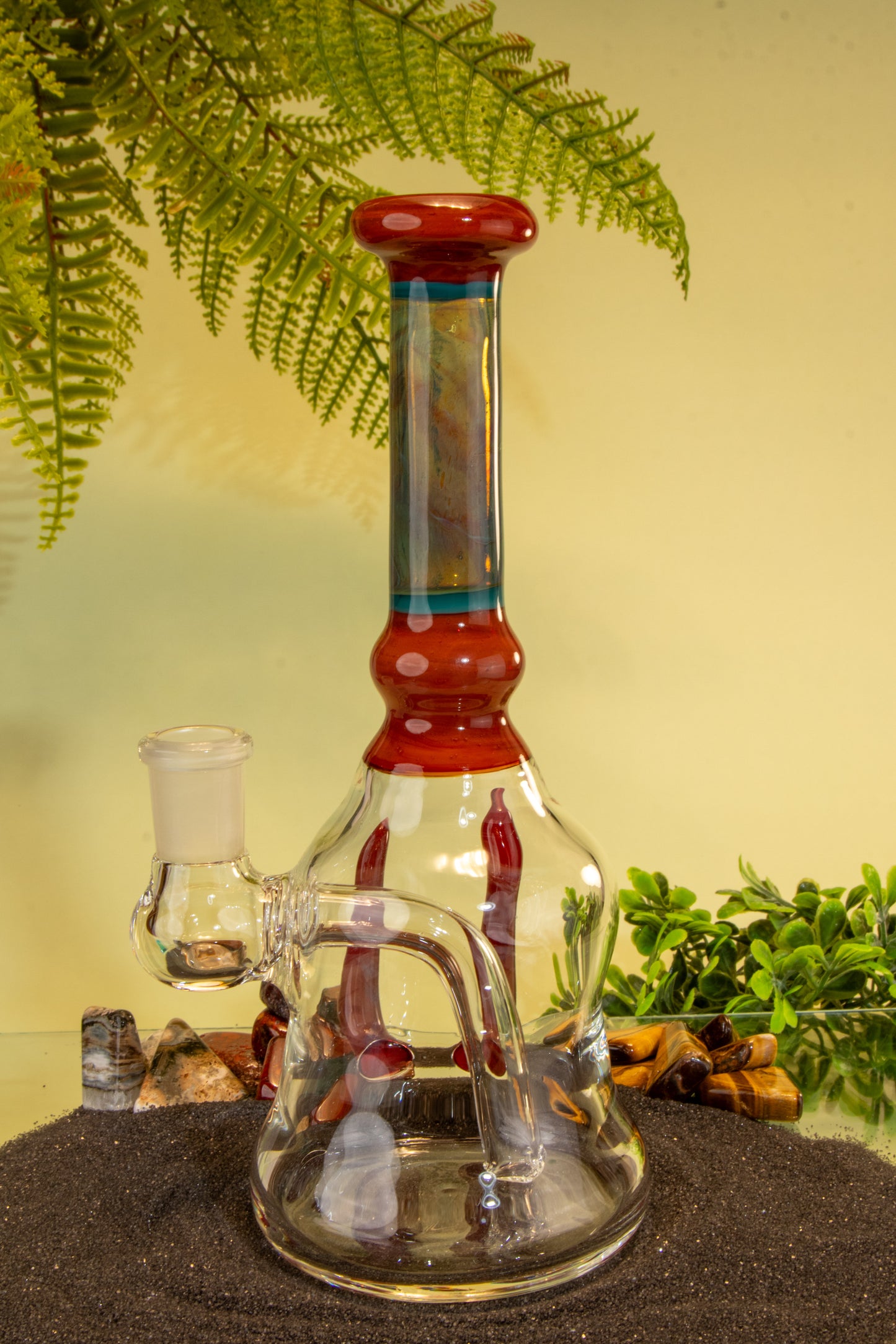 14mm Cherry Brandy Colored Rig