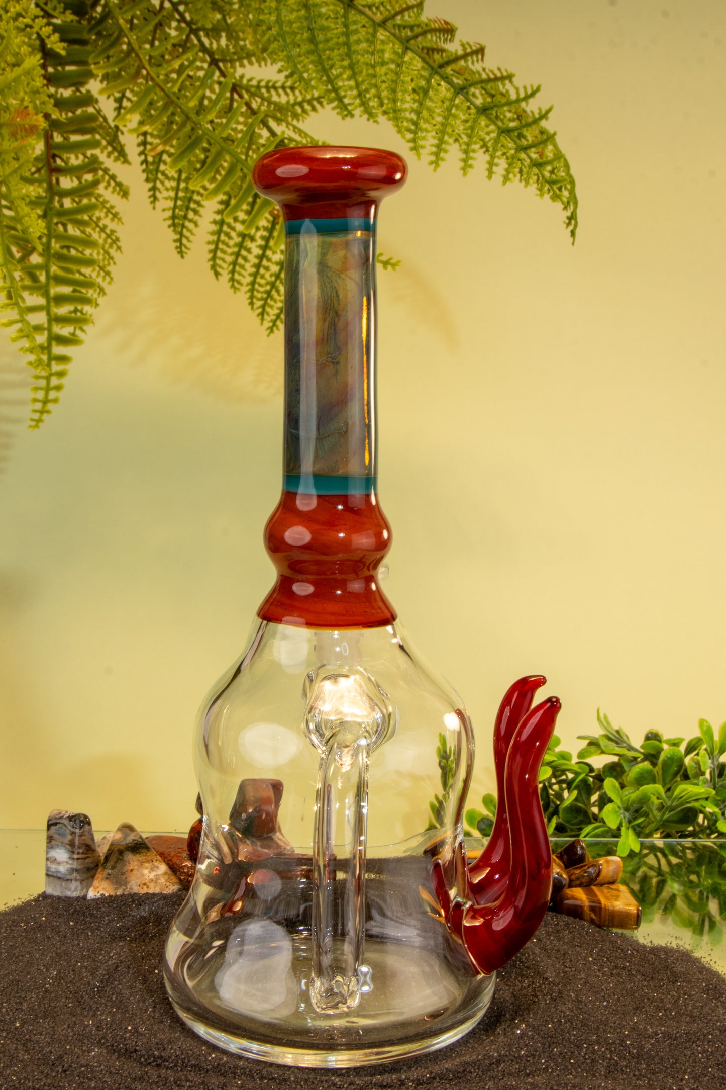 14mm Cherry Brandy Colored Rig