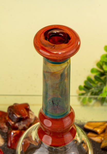 14mm Cherry Brandy Colored Rig