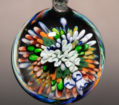 Handmade Coral Reef Pendant Necklace | Glass Ocean Jewelry | Beach & Nautical Gift