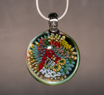 Handmade Coral Reef Necklace | Glass Ocean Pendant | Beach Jewelry Gift for Women