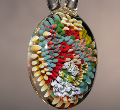 Handmade Coral Reef Necklace | Glass Ocean Pendant | Beach Jewelry Gift for Women