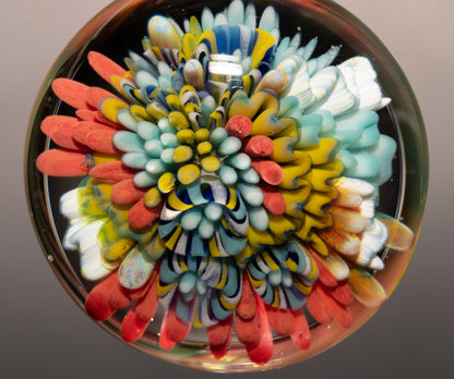 Unique Coral Reef Glass Necklace | Handblown Ocean Pendant | Artistic Jewelry
