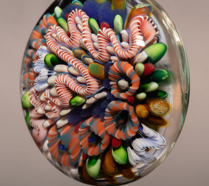 Ocean Inspired Glass Pendant | Unique Gift for Her | Handmade Sea Life Necklace