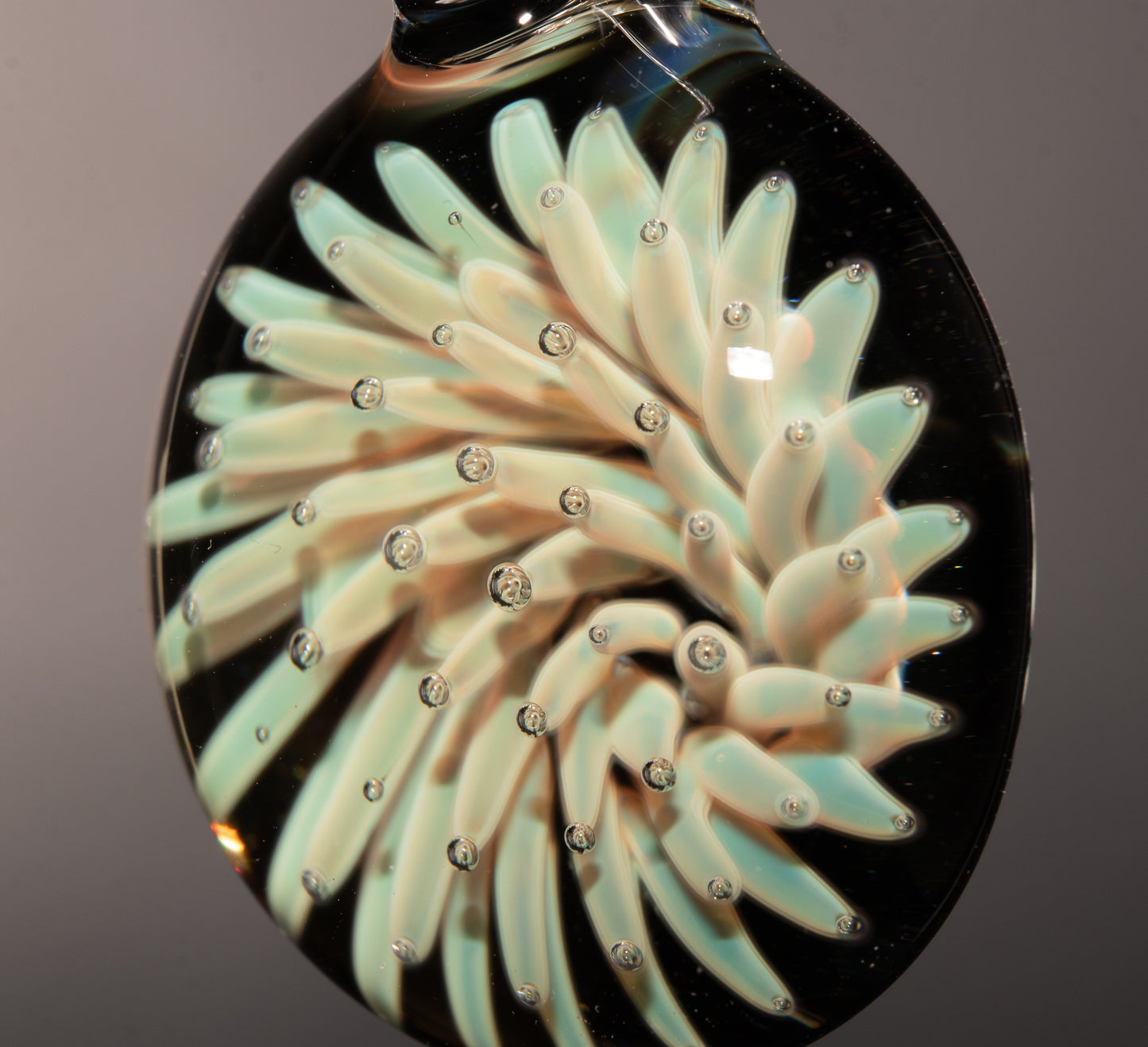 Stardust Implosion Necklace | Handmade Galaxy Glass Pendant | Borosilicate Cosmic Jewelry | Artisan Space Gift