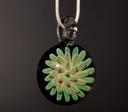Universe Implosion Pendant | Cosmic Borosilicate Glass Necklace | Handmade Galaxy Jewelry | One of a Kind Art