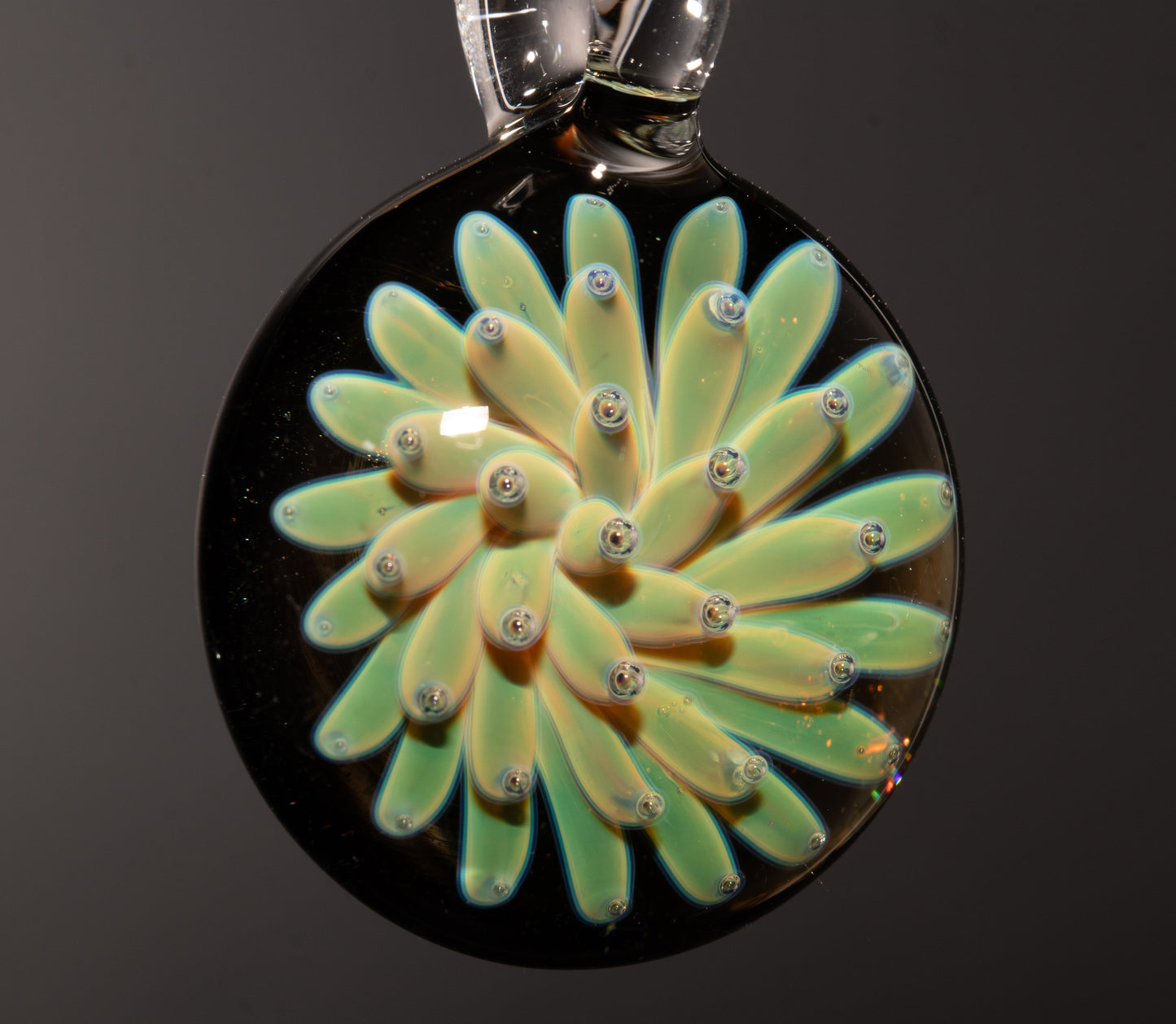 Universe Implosion Pendant | Cosmic Borosilicate Glass Necklace | Handmade Galaxy Jewelry | One of a Kind Art