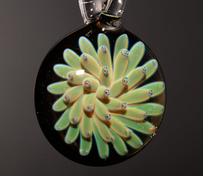 Universe Implosion Pendant | Cosmic Borosilicate Glass Necklace | Handmade Galaxy Jewelry | One of a Kind Art