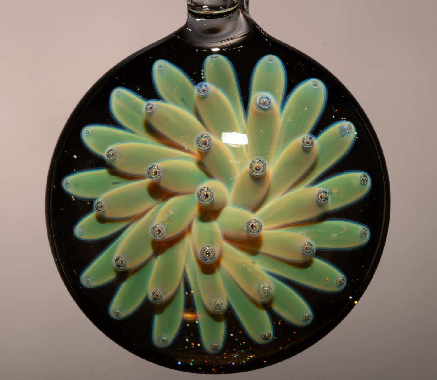 Universe Implosion Pendant | Cosmic Borosilicate Glass Necklace | Handmade Galaxy Jewelry | One of a Kind Art