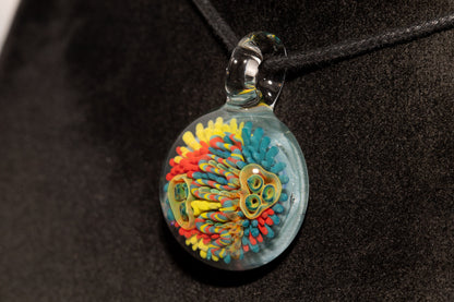 Coral Reef Glass Pendant Necklace | Handblown Borosilicate Ocean Jewelry | Beach & Sea Inspired Gift