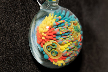 Coral Reef Glass Pendant Necklace | Handblown Borosilicate Ocean Jewelry | Beach & Sea Inspired Gift