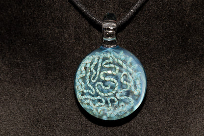 Coral Reef Glass Pendant Necklace | Handblown Borosilicate Ocean Jewelry | Beach & Sea Inspired Gift