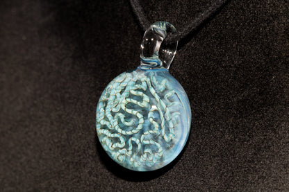 Coral Reef Glass Pendant Necklace | Handblown Borosilicate Ocean Jewelry | Beach & Sea Inspired Gift