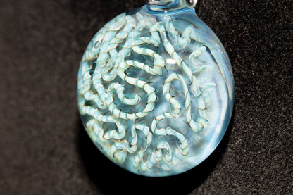 Coral Reef Glass Pendant Necklace | Handblown Borosilicate Ocean Jewelry | Beach & Sea Inspired Gift