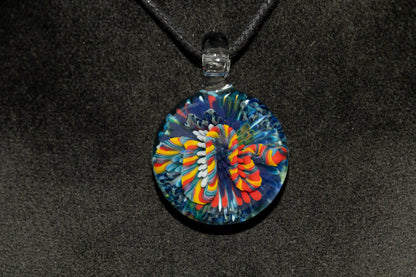 Coral Reef Glass Pendant Necklace | Handblown Borosilicate Ocean Jewelry | Beach & Sea Inspired Gift