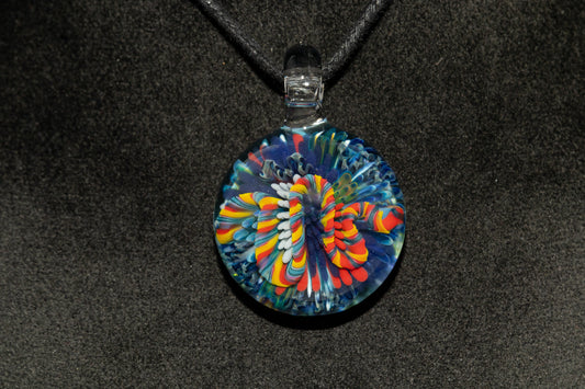 Coral Reef Glass Pendant Necklace | Handblown Borosilicate Ocean Jewelry | Beach & Sea Inspired Gift