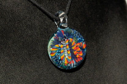 Coral Reef Glass Pendant Necklace | Handblown Borosilicate Ocean Jewelry | Beach & Sea Inspired Gift