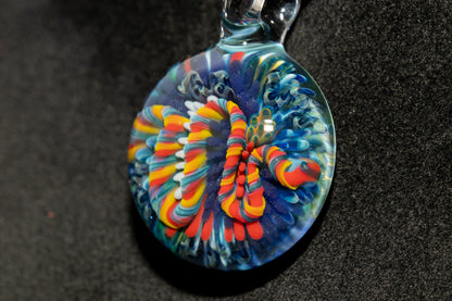 Coral Reef Glass Pendant Necklace | Handblown Borosilicate Ocean Jewelry | Beach & Sea Inspired Gift
