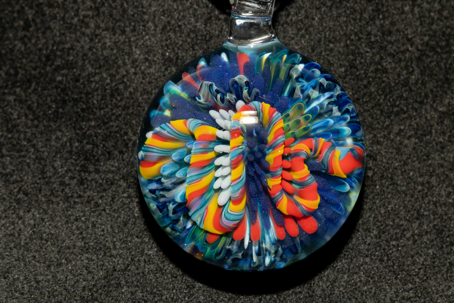 Coral Reef Glass Pendant Necklace | Handblown Borosilicate Ocean Jewelry | Beach & Sea Inspired Gift