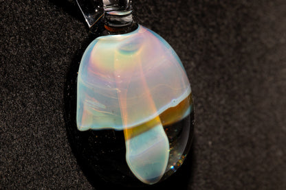 Artisan Glass Mushroom Pendant | Forest Fungi Inspired Jewelry | Unique Necklace | Collector Art Gift