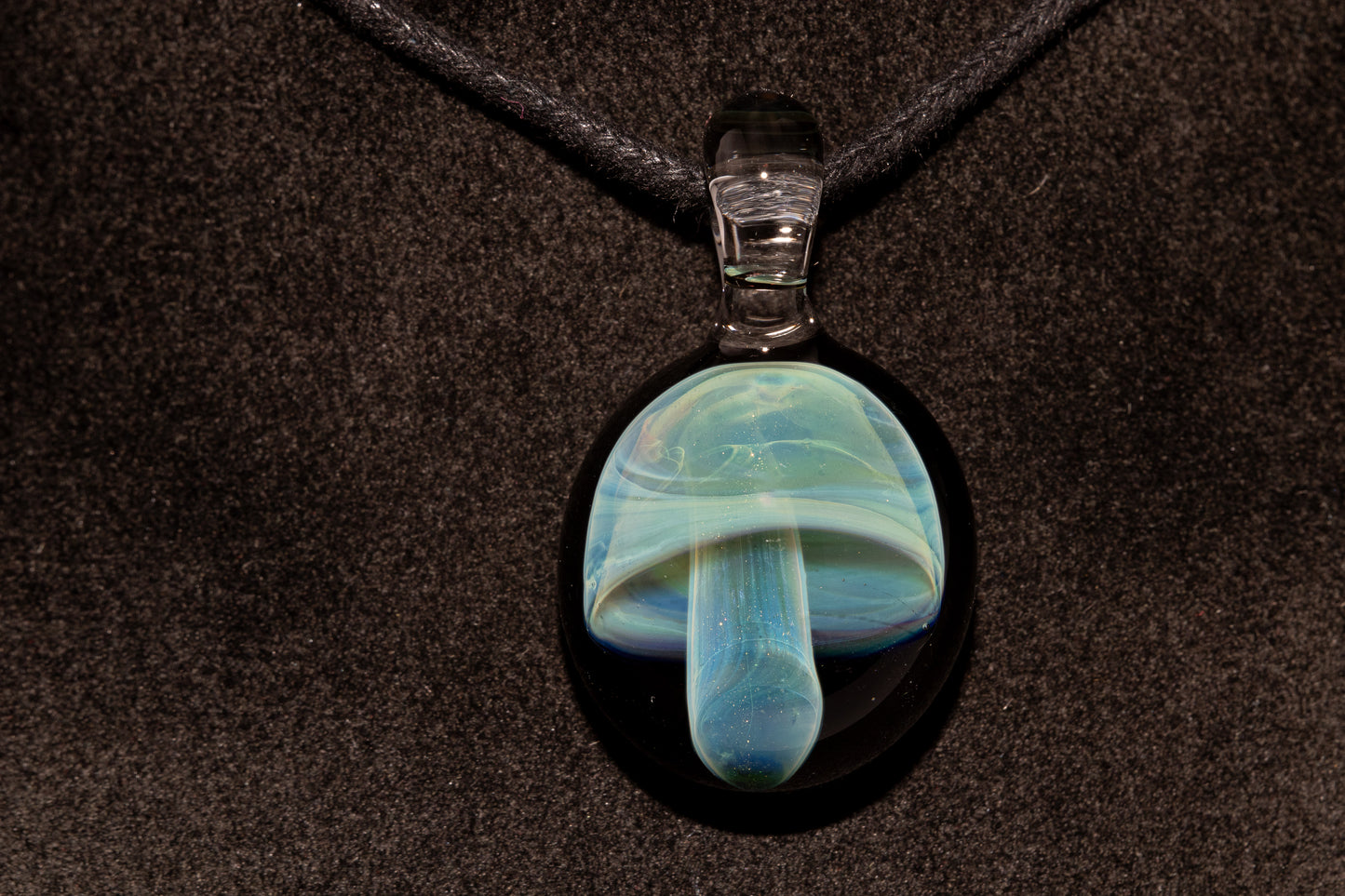 Handmade Glass Mushroom Pendant | Woodland Forest Jewelry | Collector Art Necklace | Unique Gift