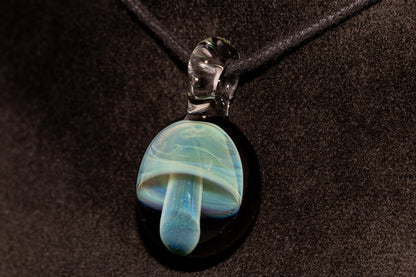 Handmade Glass Mushroom Pendant | Woodland Forest Jewelry | Collector Art Necklace | Unique Gift