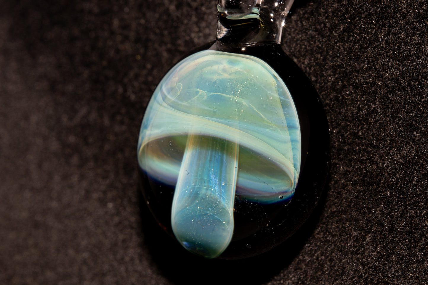 Handmade Glass Mushroom Pendant | Woodland Forest Jewelry | Collector Art Necklace | Unique Gift